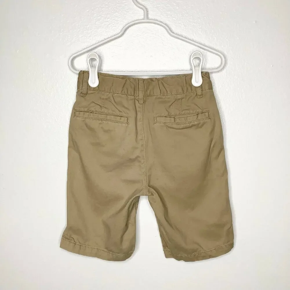 The Children’s Place Khaki Beige Chino Shorts Bundle Adjustable 7 Slim